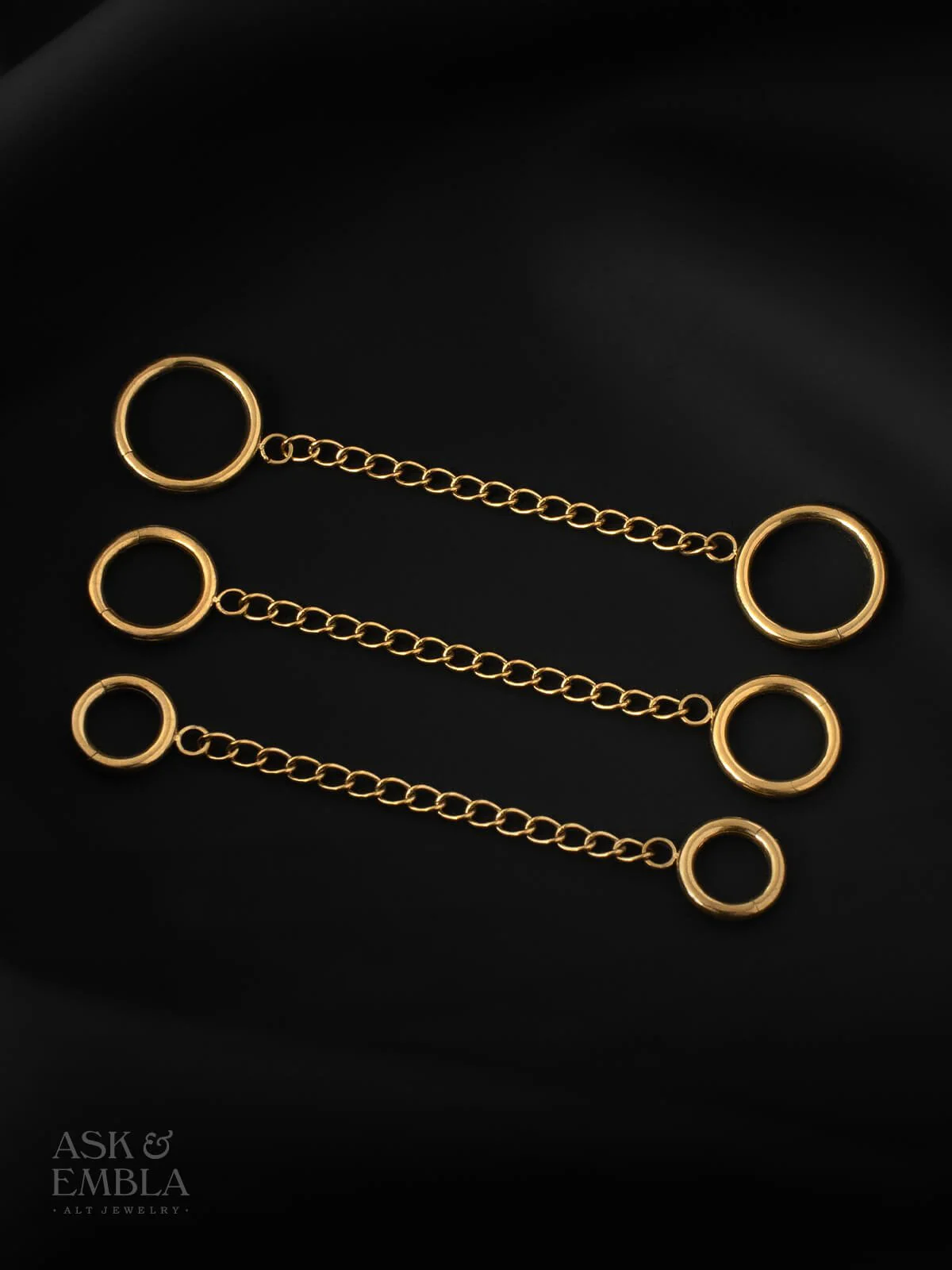 Classic Chain Ring Stacks In Titanium - Image 9