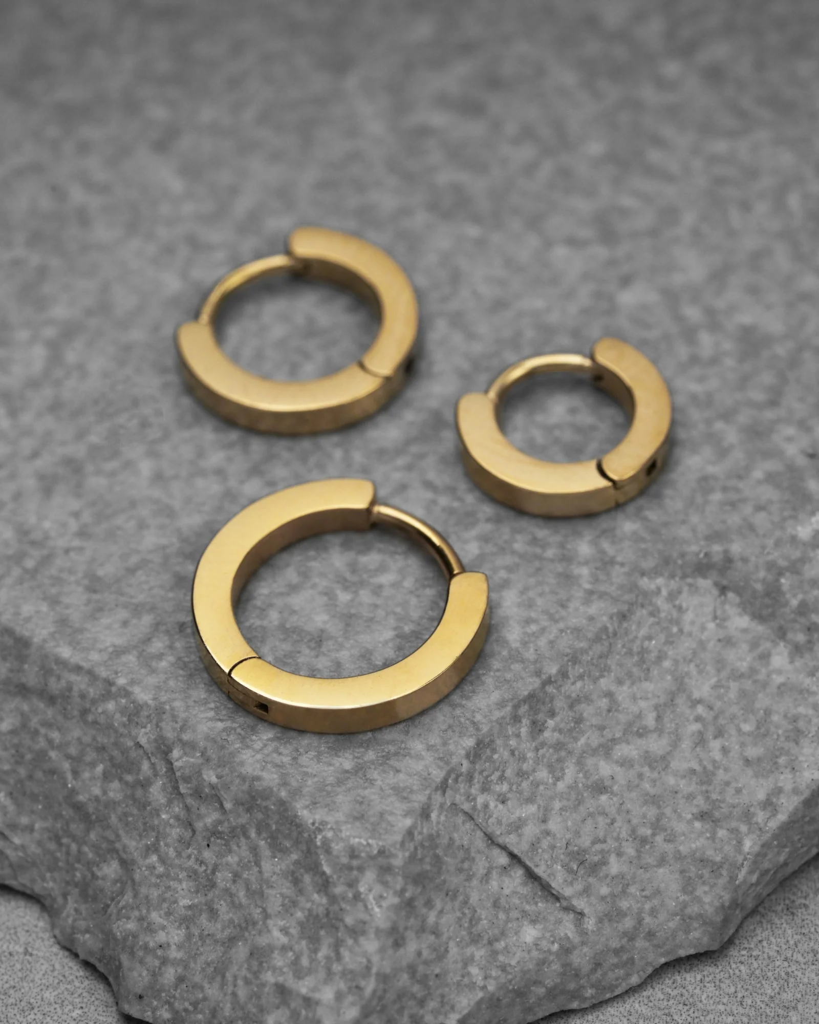 Classic Court Huggie Earrings - Image 8