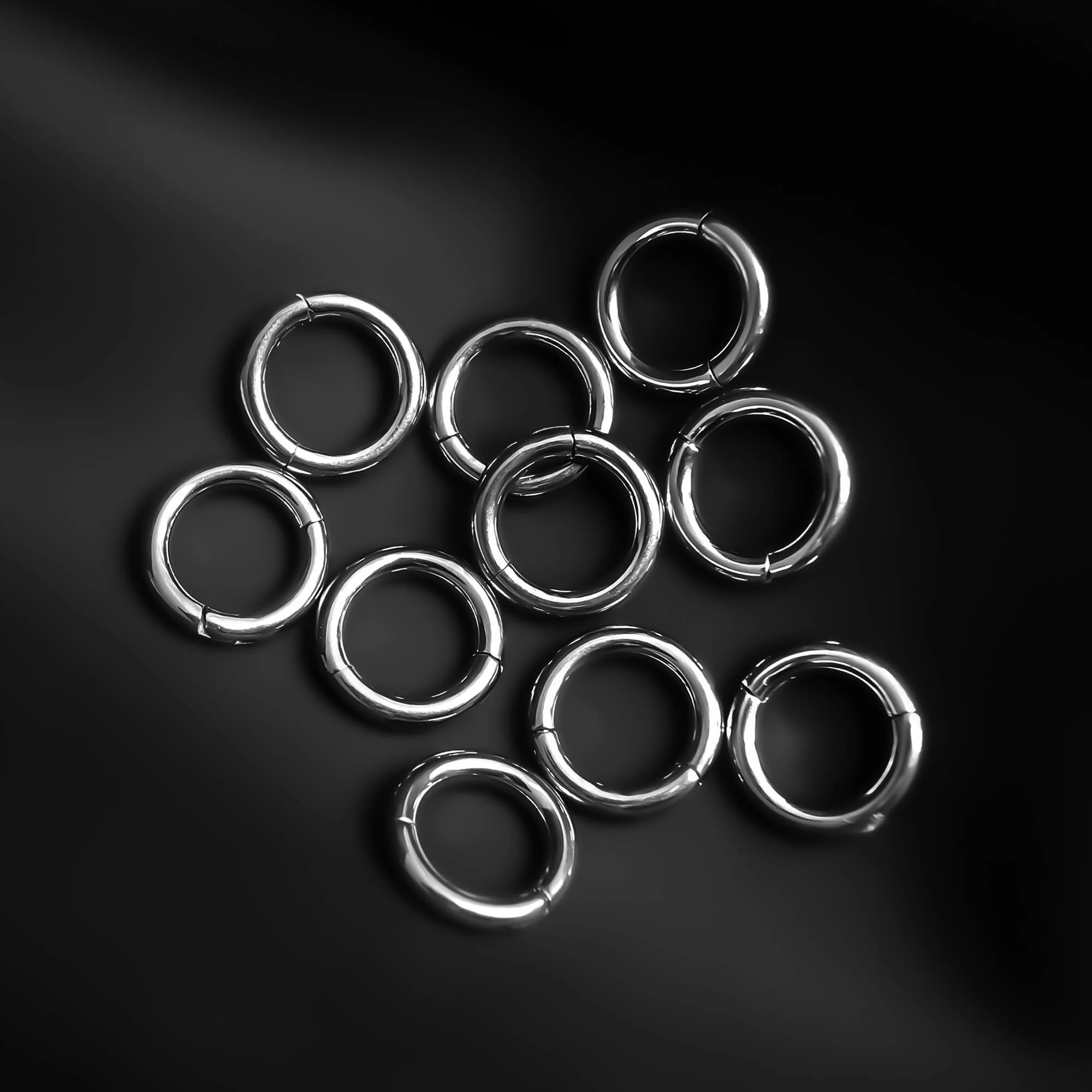 Classic Ring Stack in Steel - Image 6