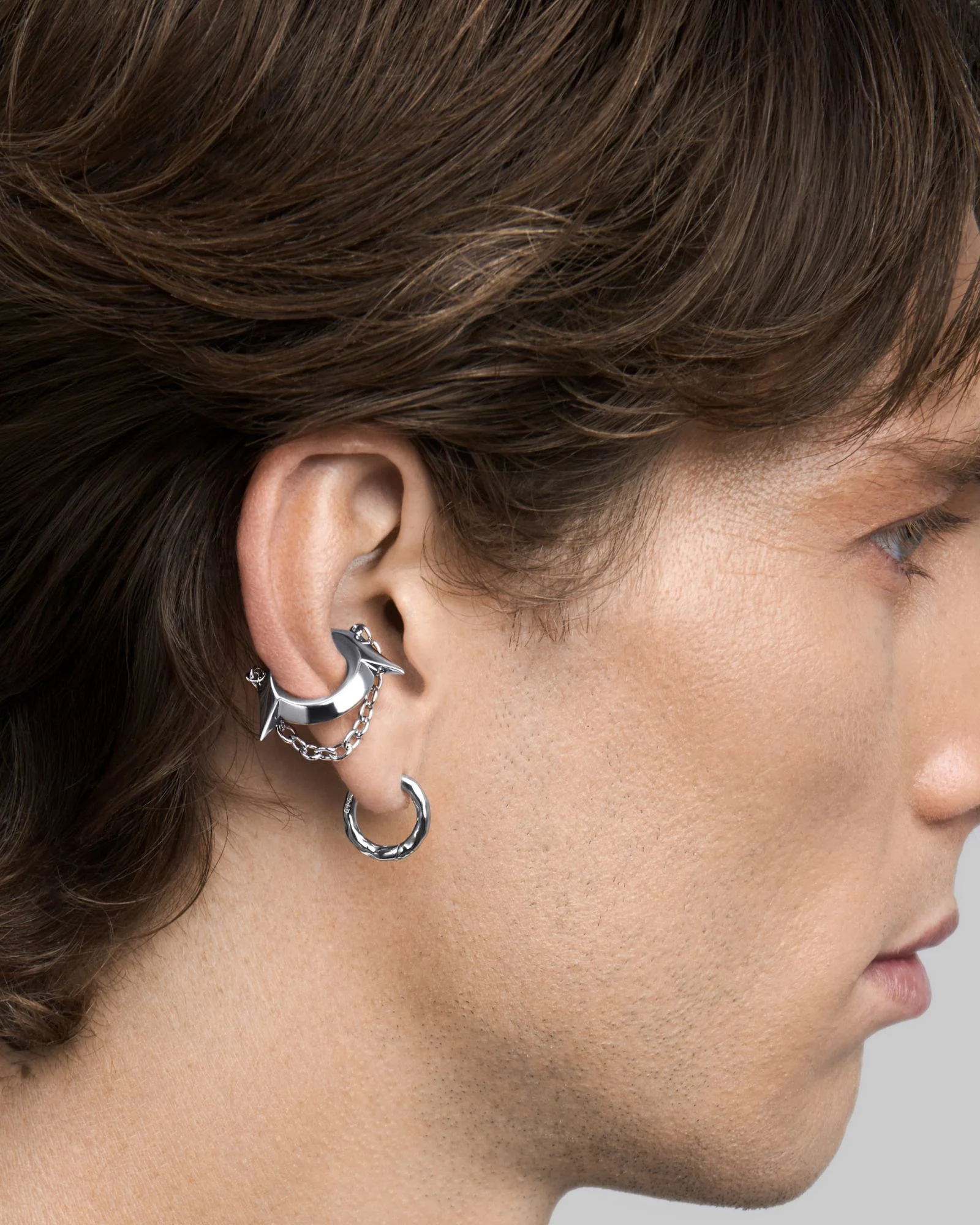 Exe Chain Ear Cuff - Image 3