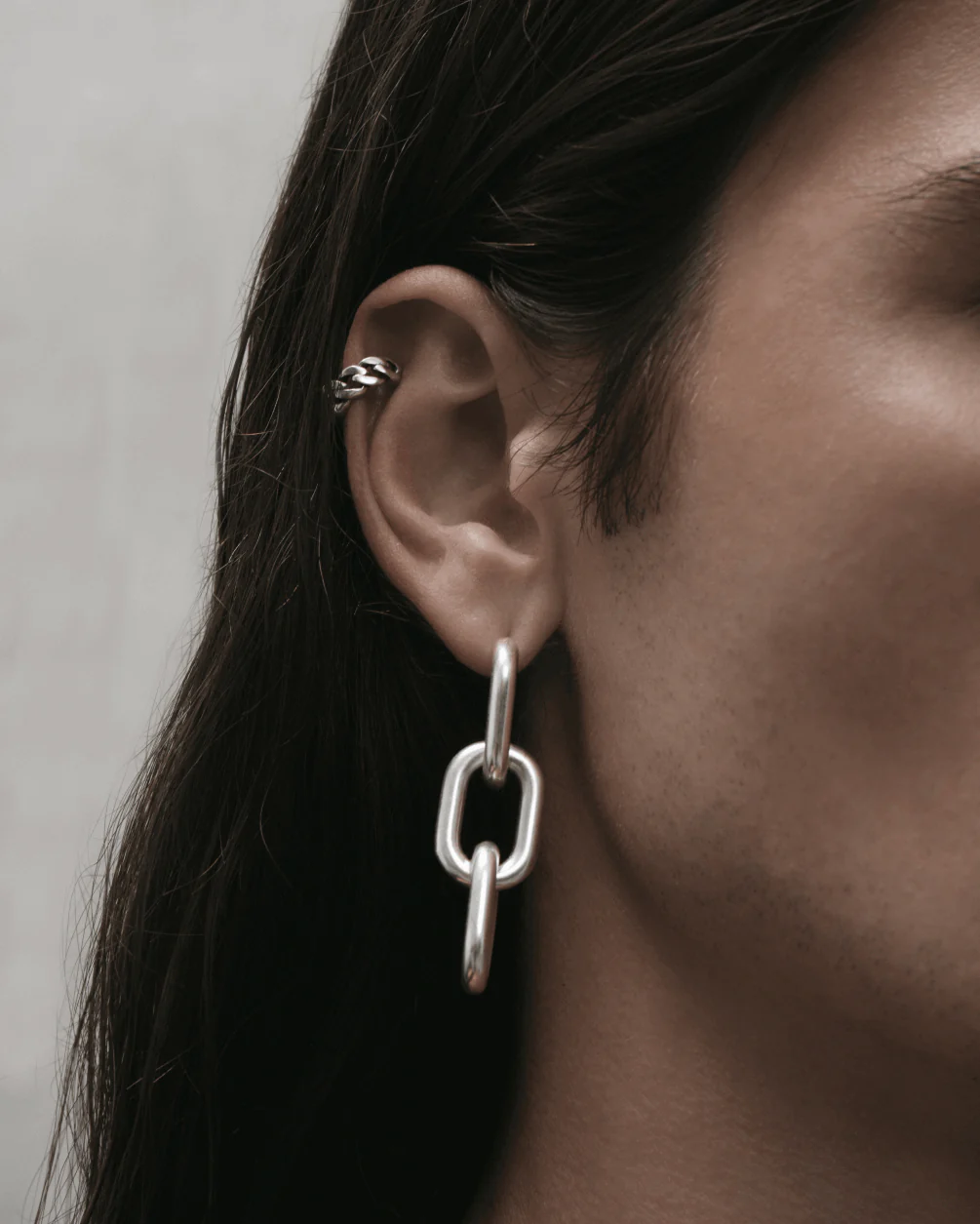 Galen Chain Earrings - Image 3