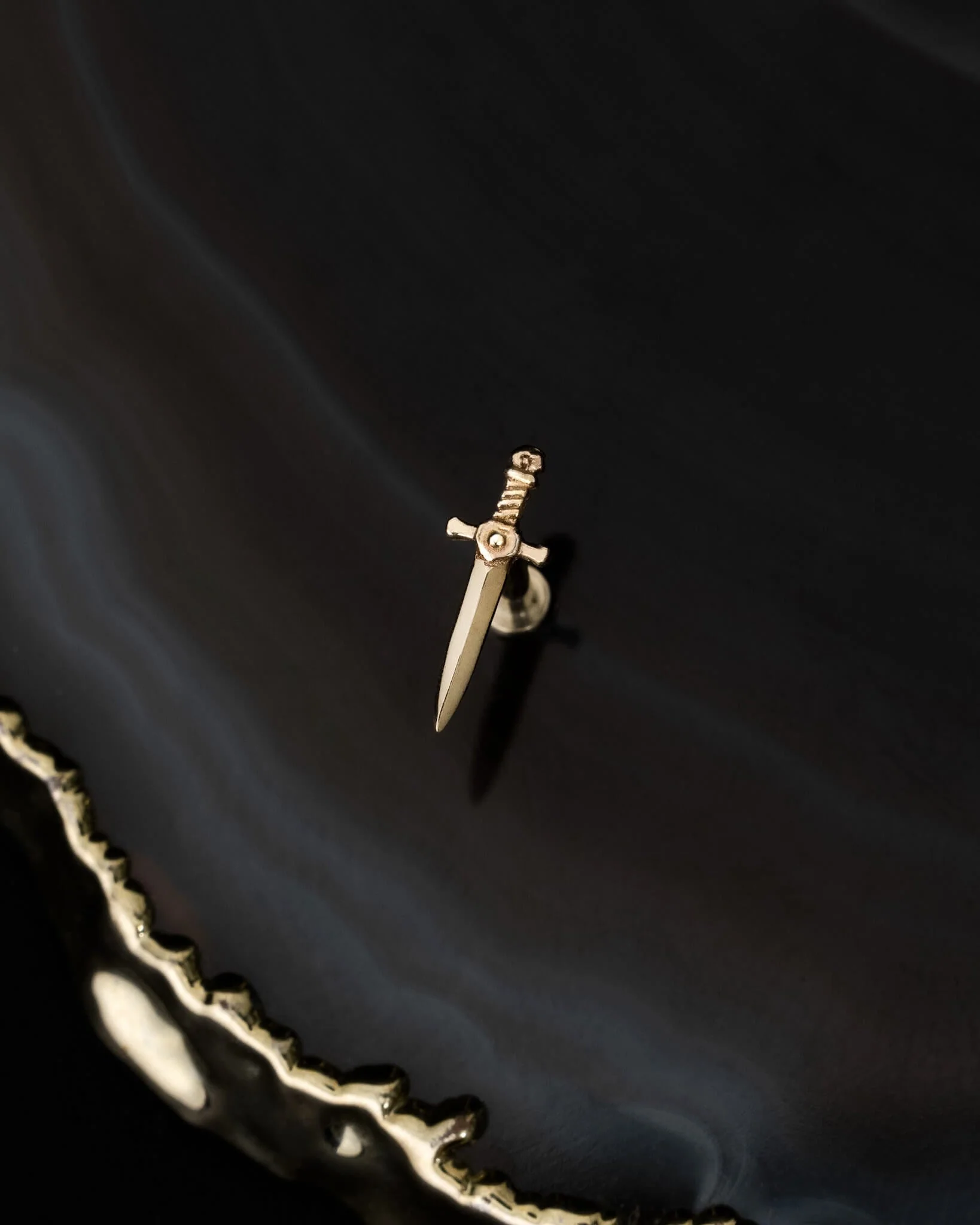 Godric Sword Threadless End (14K Gold) - Image 5
