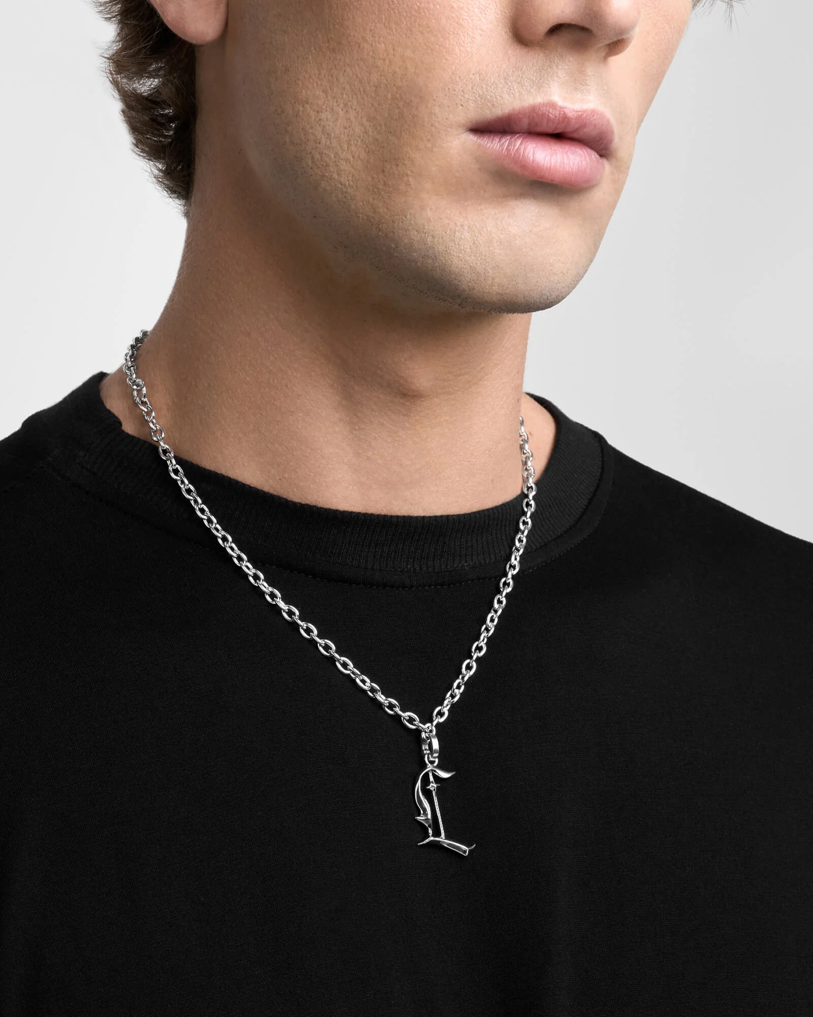 Grid Necklace and Charm Bundle - Image 2
