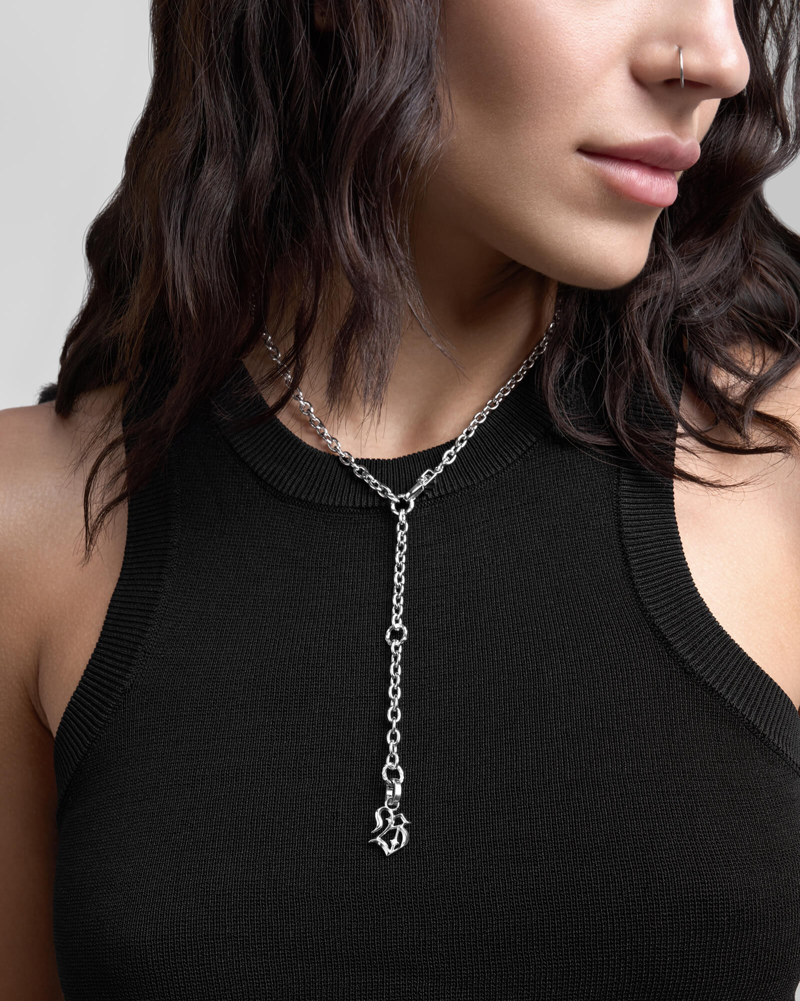 Grid Necklace and Charm Bundle - Image 5
