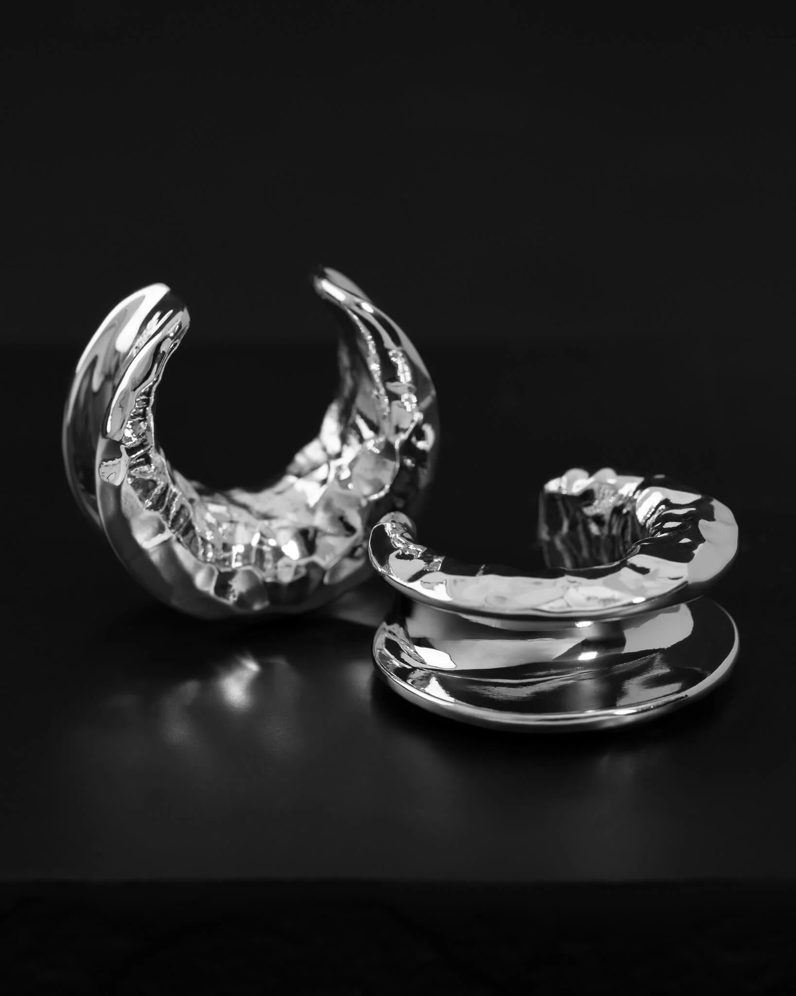 Hammered Crescent Saddle Hangers - Image 11