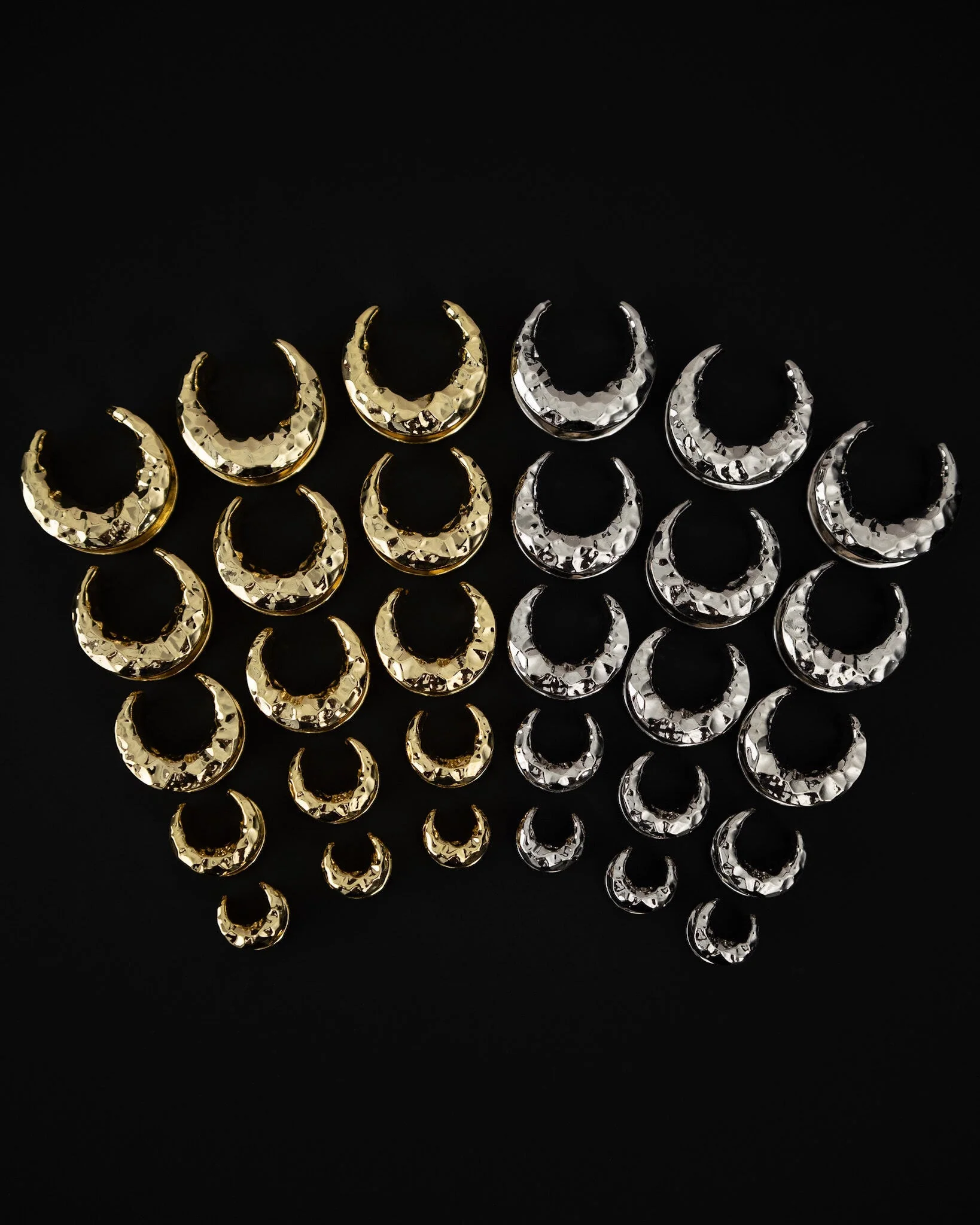 Hammered Crescent Saddle Hangers - Image 14