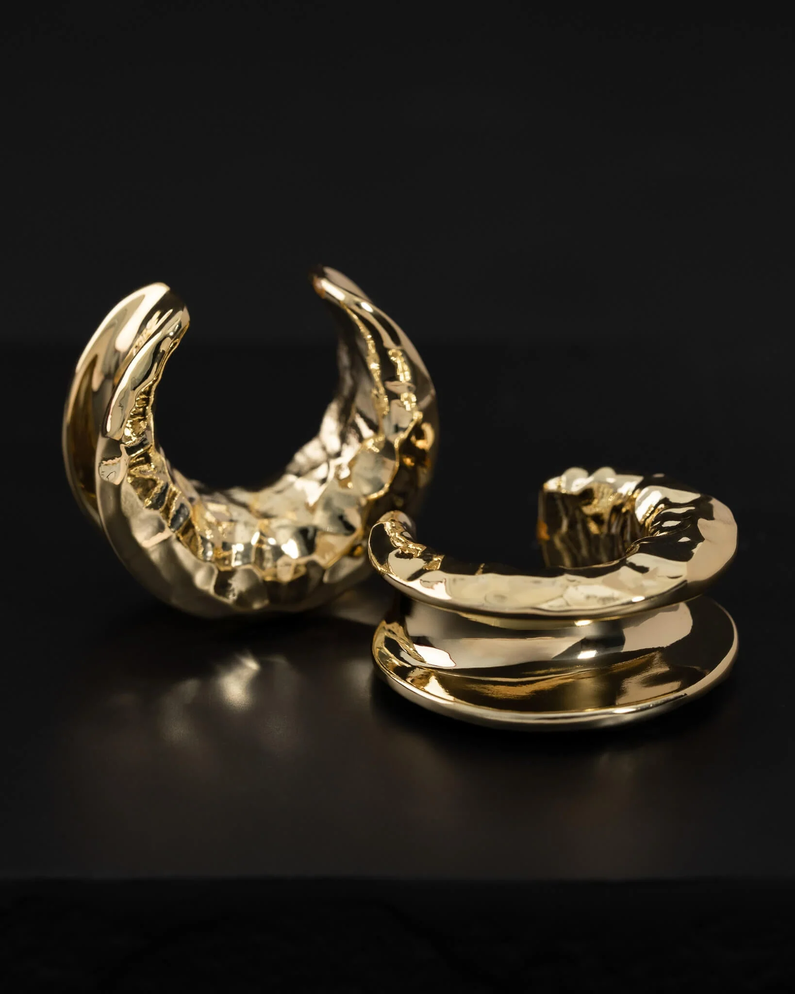 Hammered Crescent Saddle Hangers - Image 6