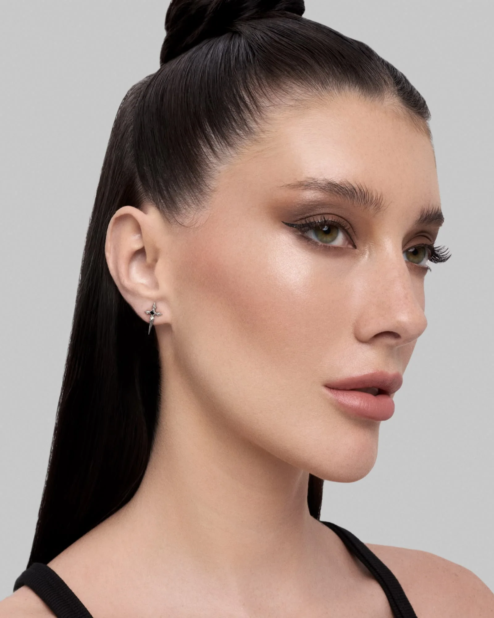 Mercy stud earrings - 925 silver - Image 3
