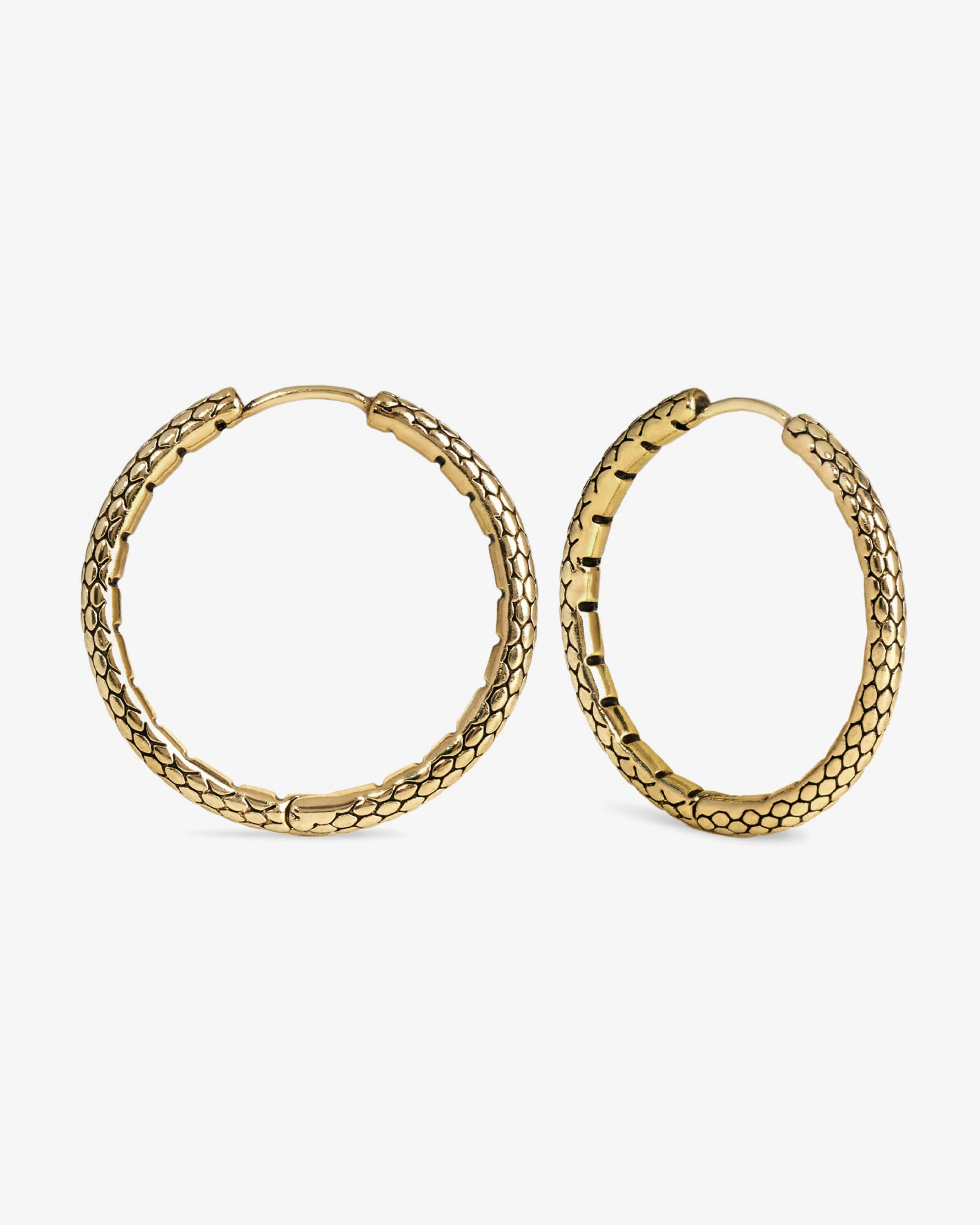 Serpent Hoop Earrings - Image 2